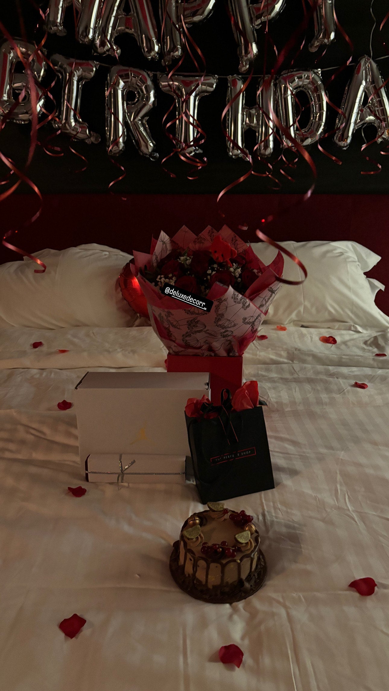 “Happy Birthday” Set Up For Her